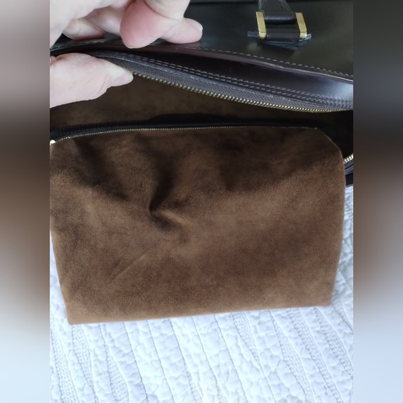 Louis Vuitton Sorbone Leather Briefcase Brown - Picture 14 of 17